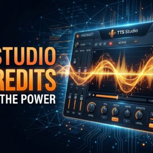 TTS Studio – 50 Credits